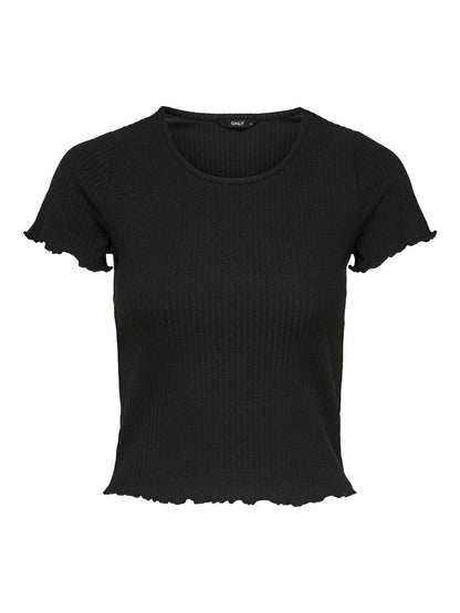 Only emma t-shirt da donna nero