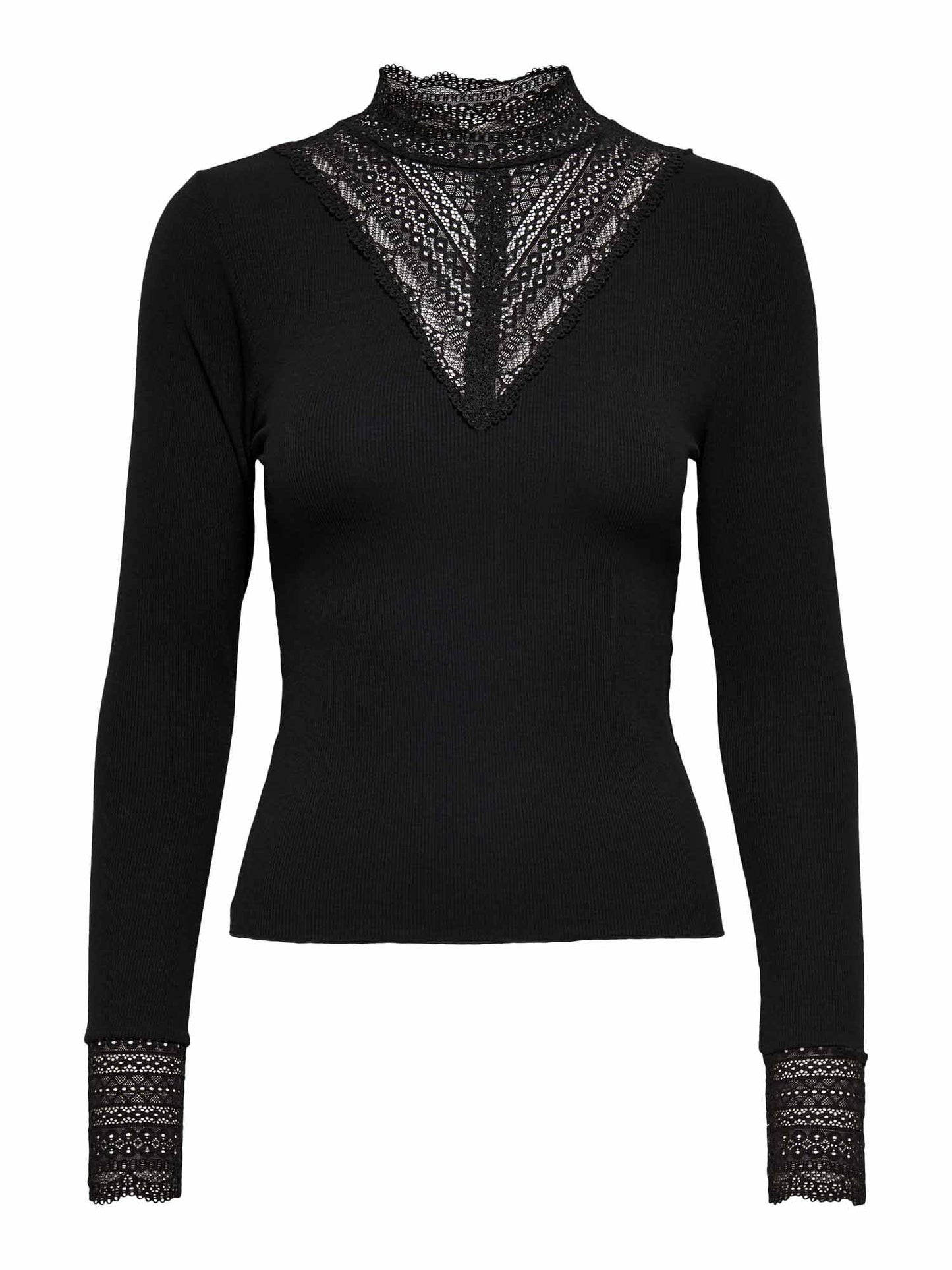 Only Tilde, t-shirt maniche corte da donna nera