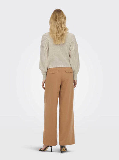 ONLY CAROL NICE L/S - BEIGE