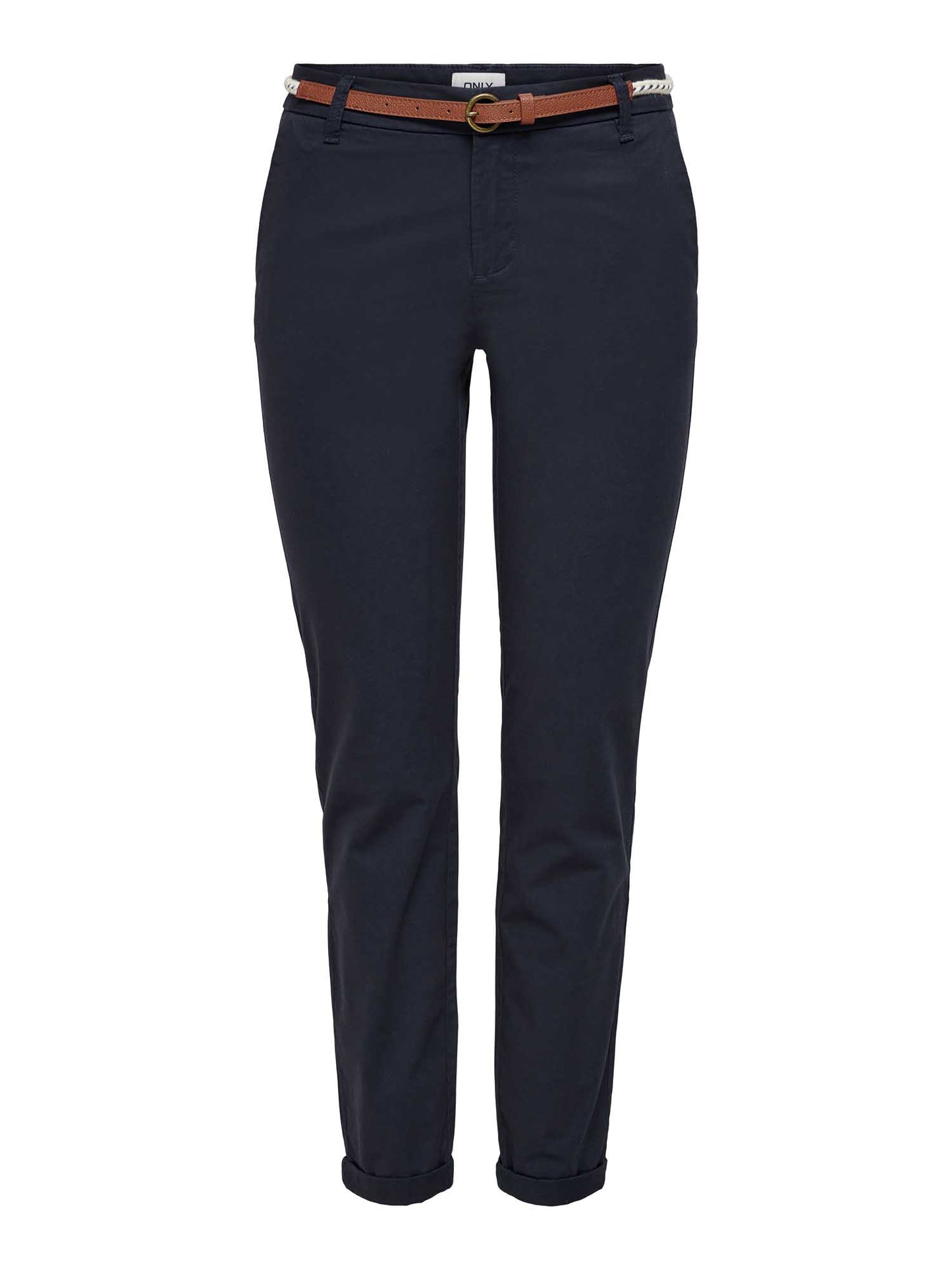 Only Biana pantaloni chino regular fit da donna in blu