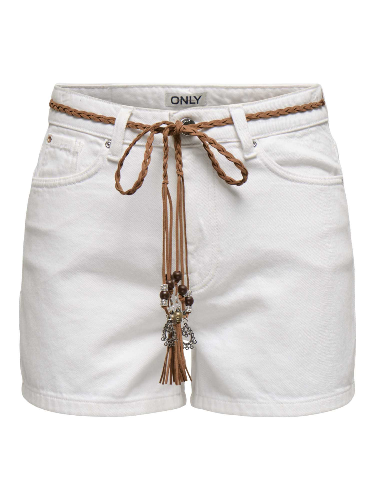 Only n. kelly bermuda da donna bianco