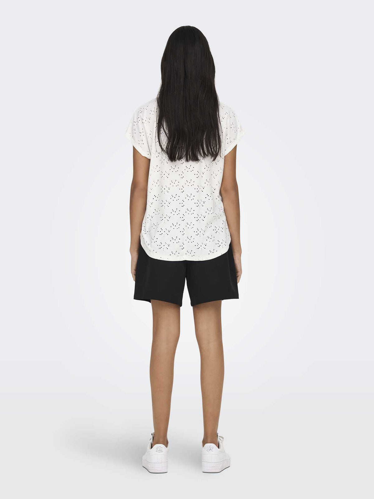 Only smilla t-shirt da donna panna