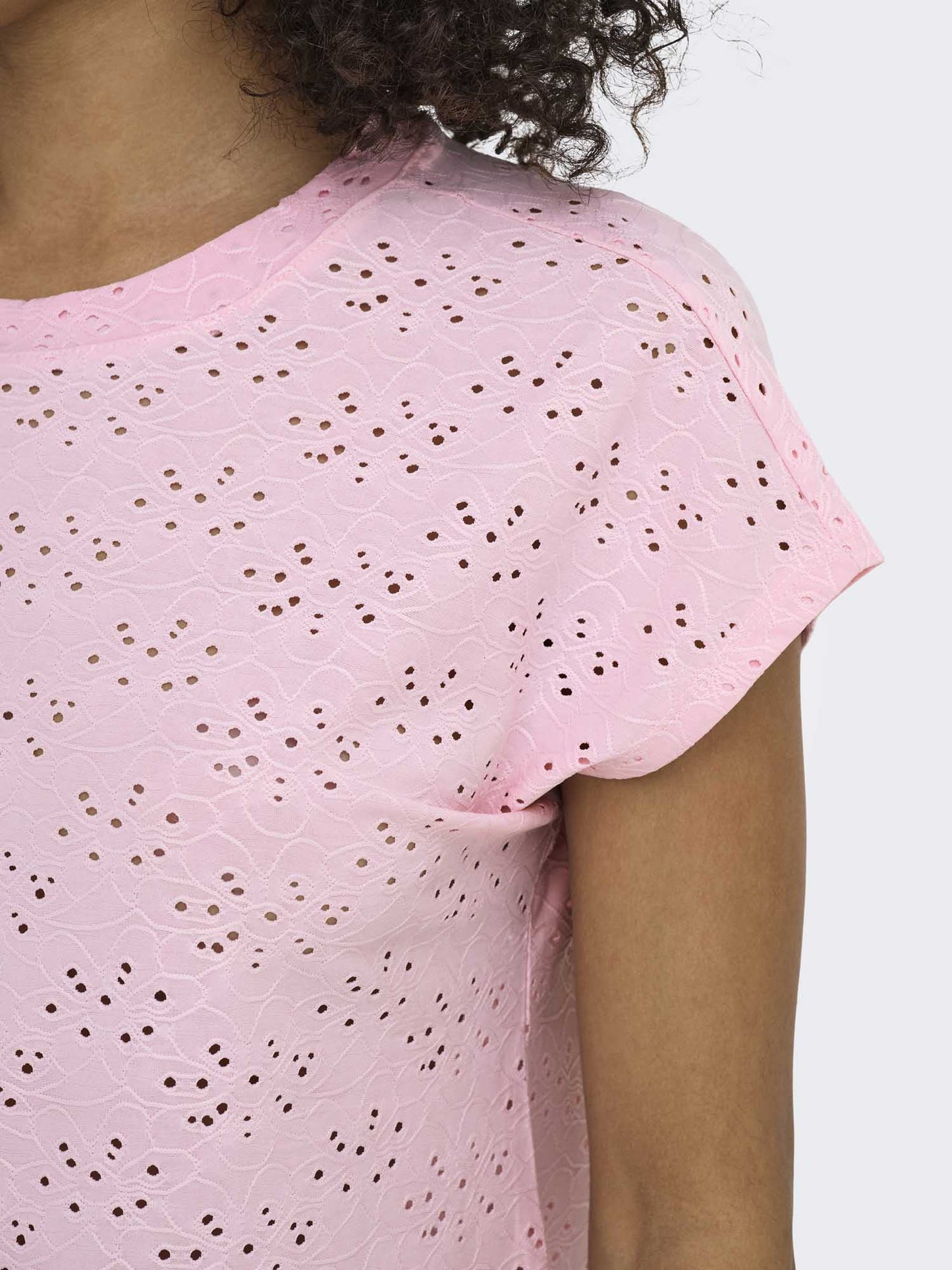 T-shirt maniche corte Only Roseate Spoonbill da donna rosa