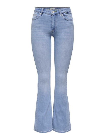 Only Noos Blush, jeans flared donna in denim chiaro