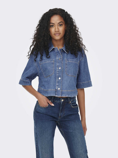 Camicia donna Only Cleo in denim versatile e di tendenza