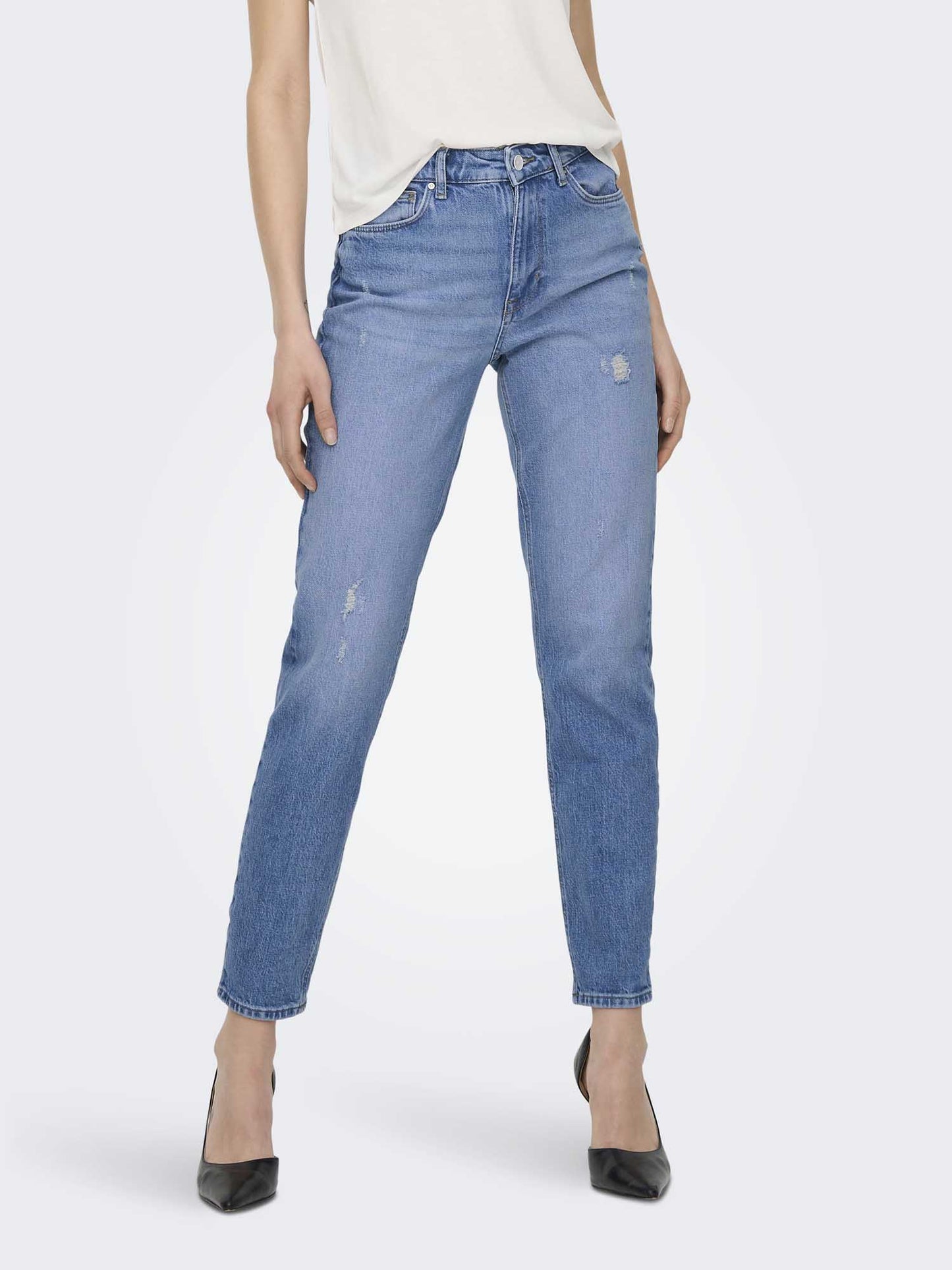 ONLY EMILY HW STR - JEANS CHIARO