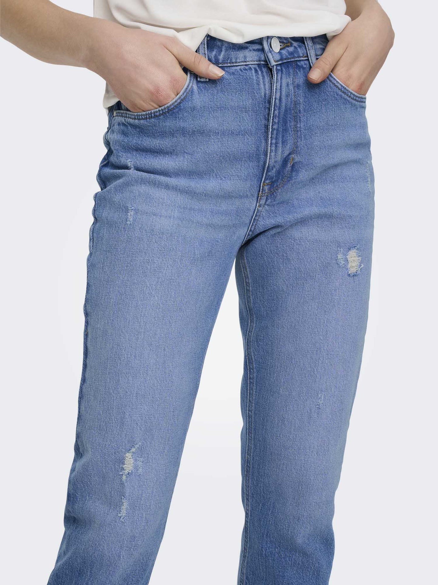 ONLY EMILY HW STR - JEANS CHIARO