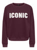 only-sweat-life-felpa-da-donna-bordeaux