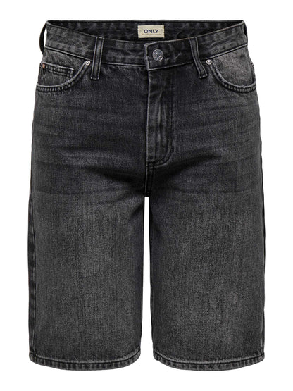 Shorts donna Only neri dal taglio moderno