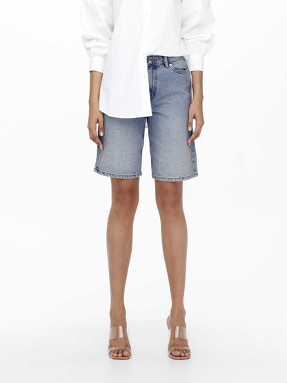 Shorts donna Only Sonny in denim chiaro