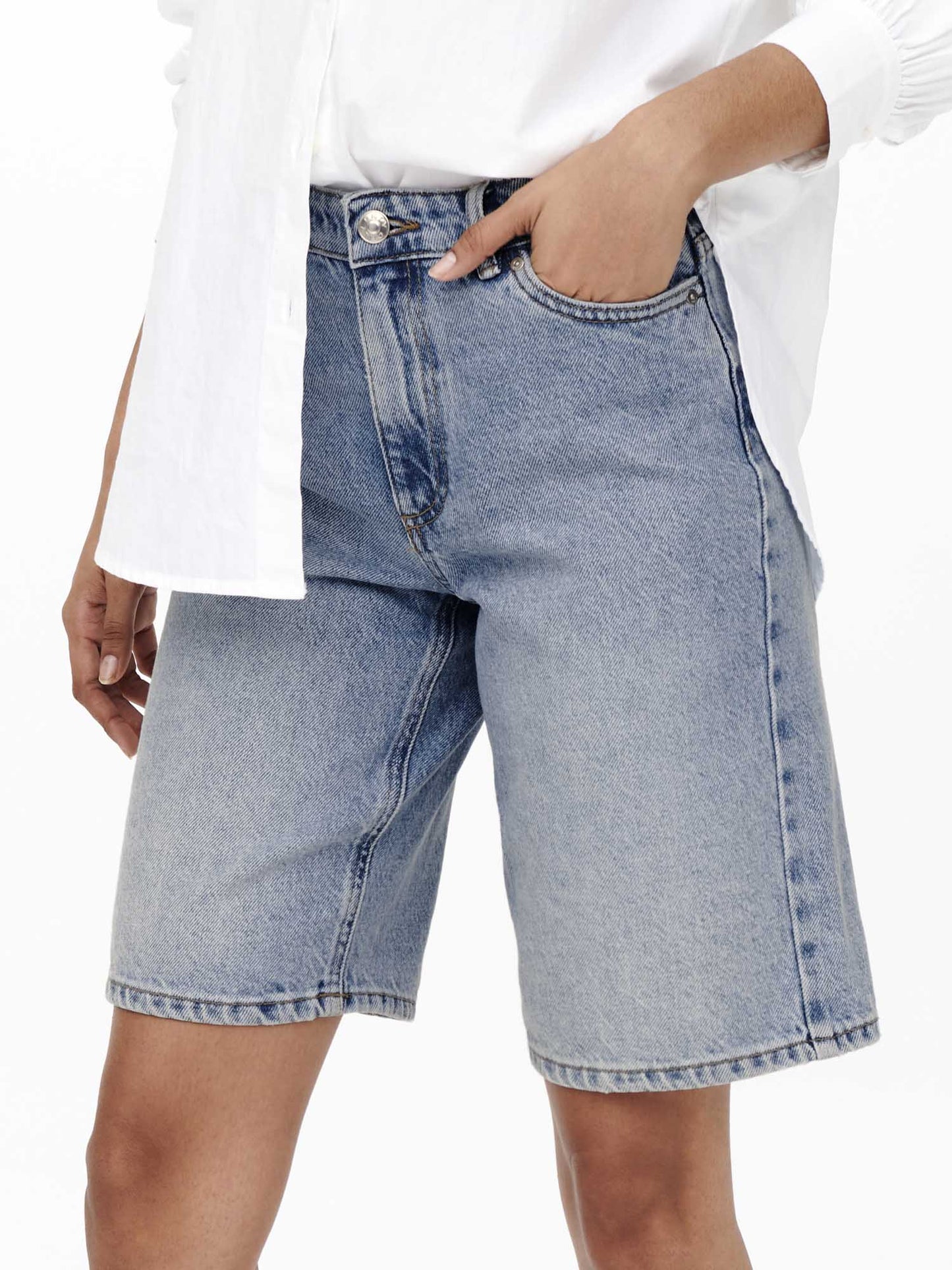 Shorts donna Only Sonny in denim chiaro