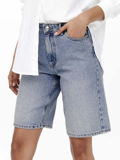 Shorts donna Only Sonny in denim chiaro