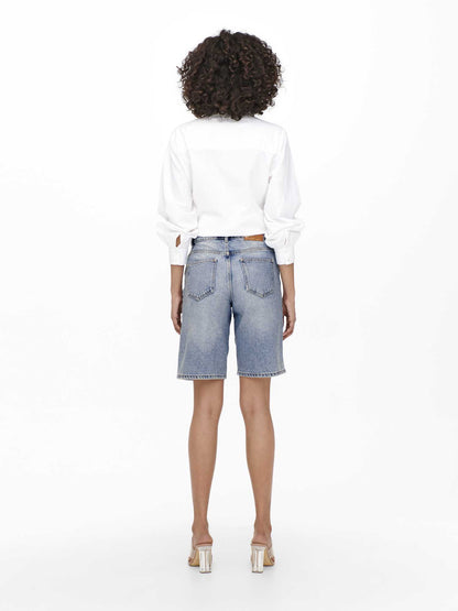 Shorts donna Only Sonny in denim chiaro