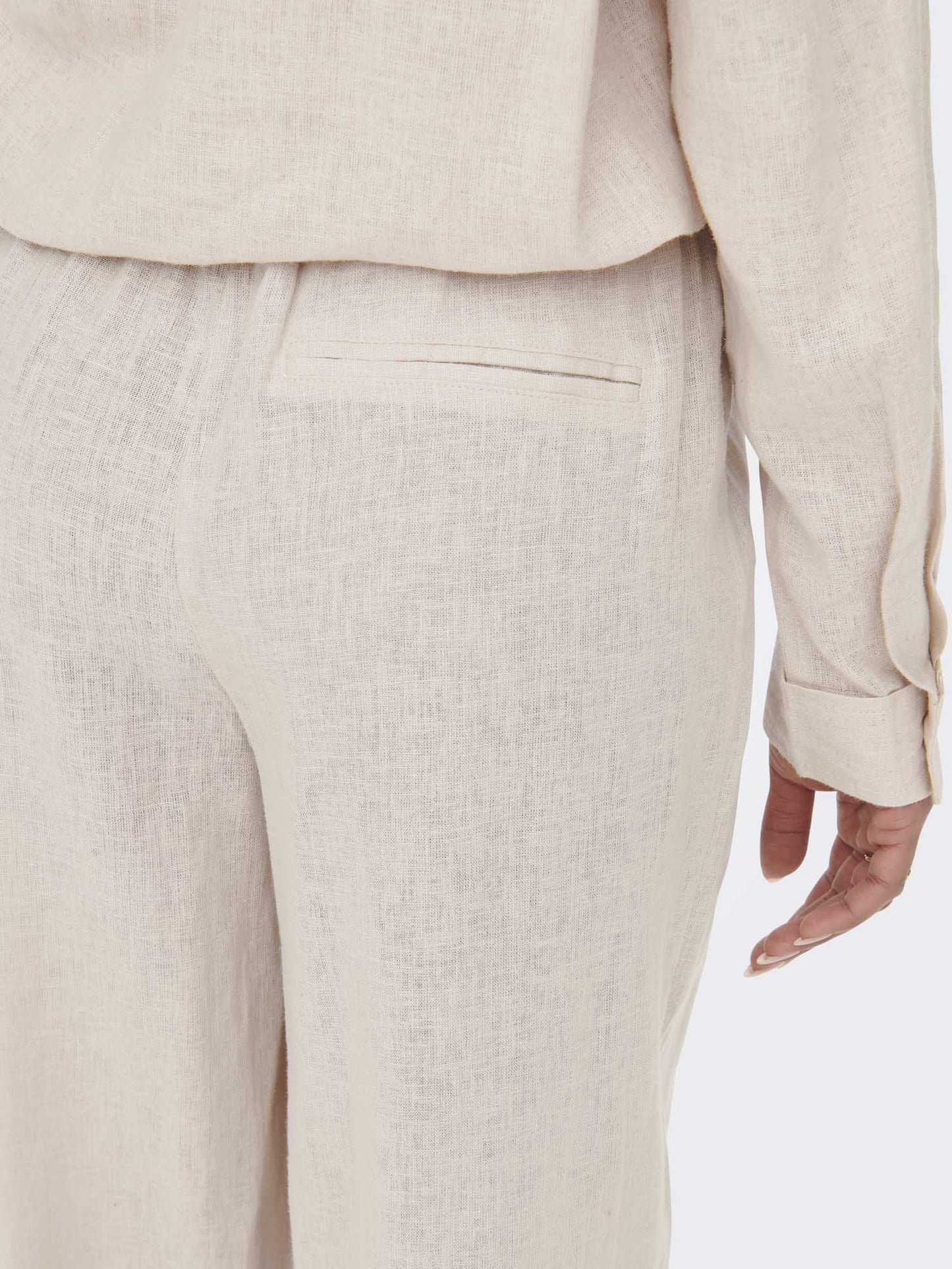 Pantaloni Only Bruxelle donna in colore crema