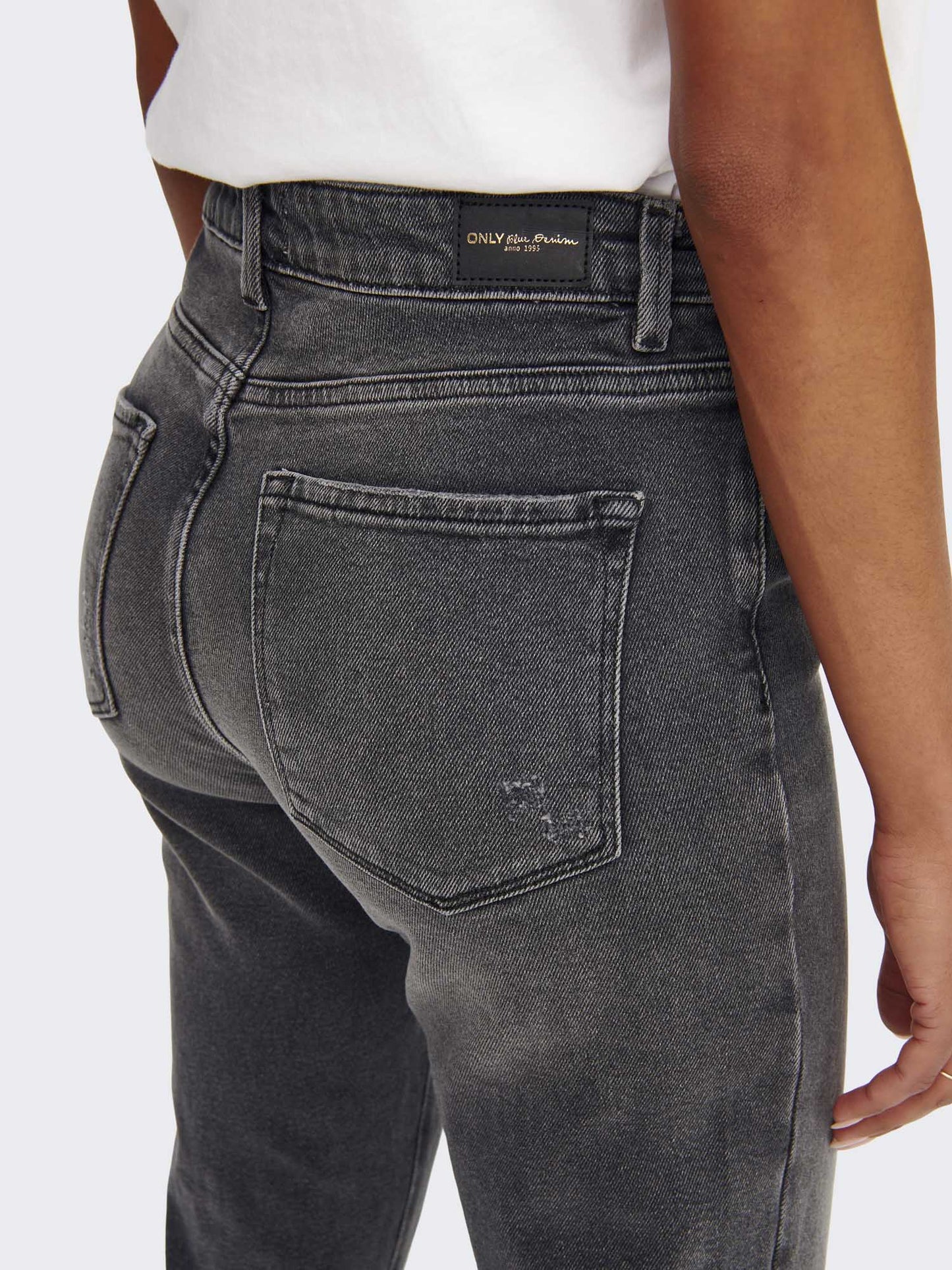 JEANS EMILY VITA ALTA ONLY DA RAGAZZA ANTRACITE