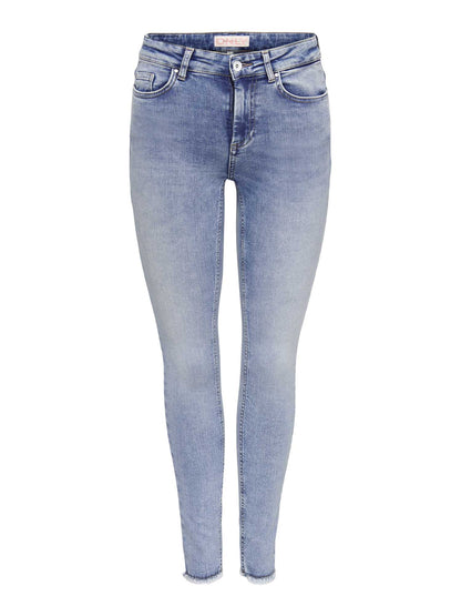 Jeans donna Only dal taglio moderno in denim medio