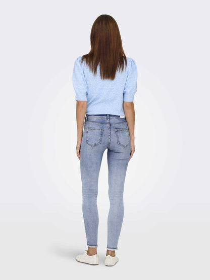 Jeans donna Only dal taglio moderno in denim medio