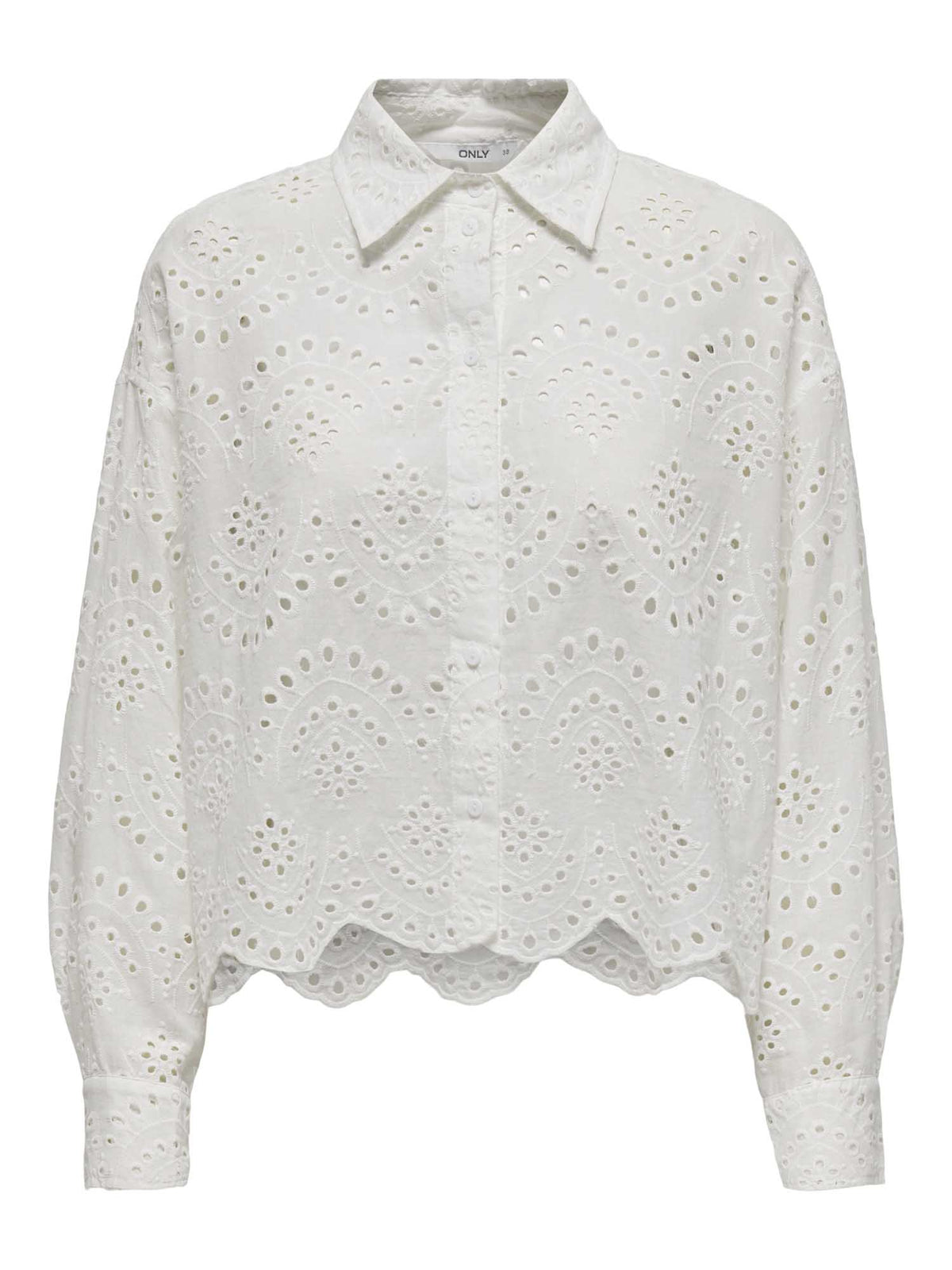 Only valais camicia da donna bianco