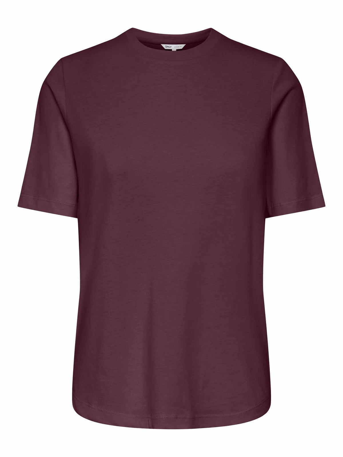 Only tee t-shirt da donna bordeaux