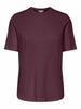 only-onlonly-t-shirt-maniche-corte-da-donna-bordeaux