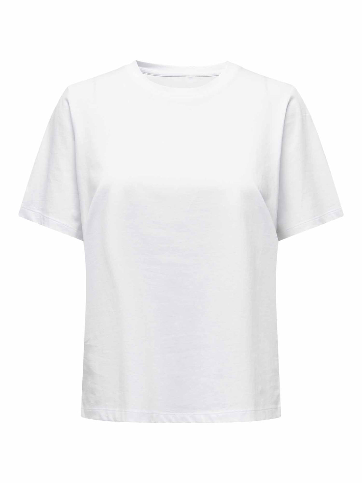 Only ss t-shirt da donna bianco