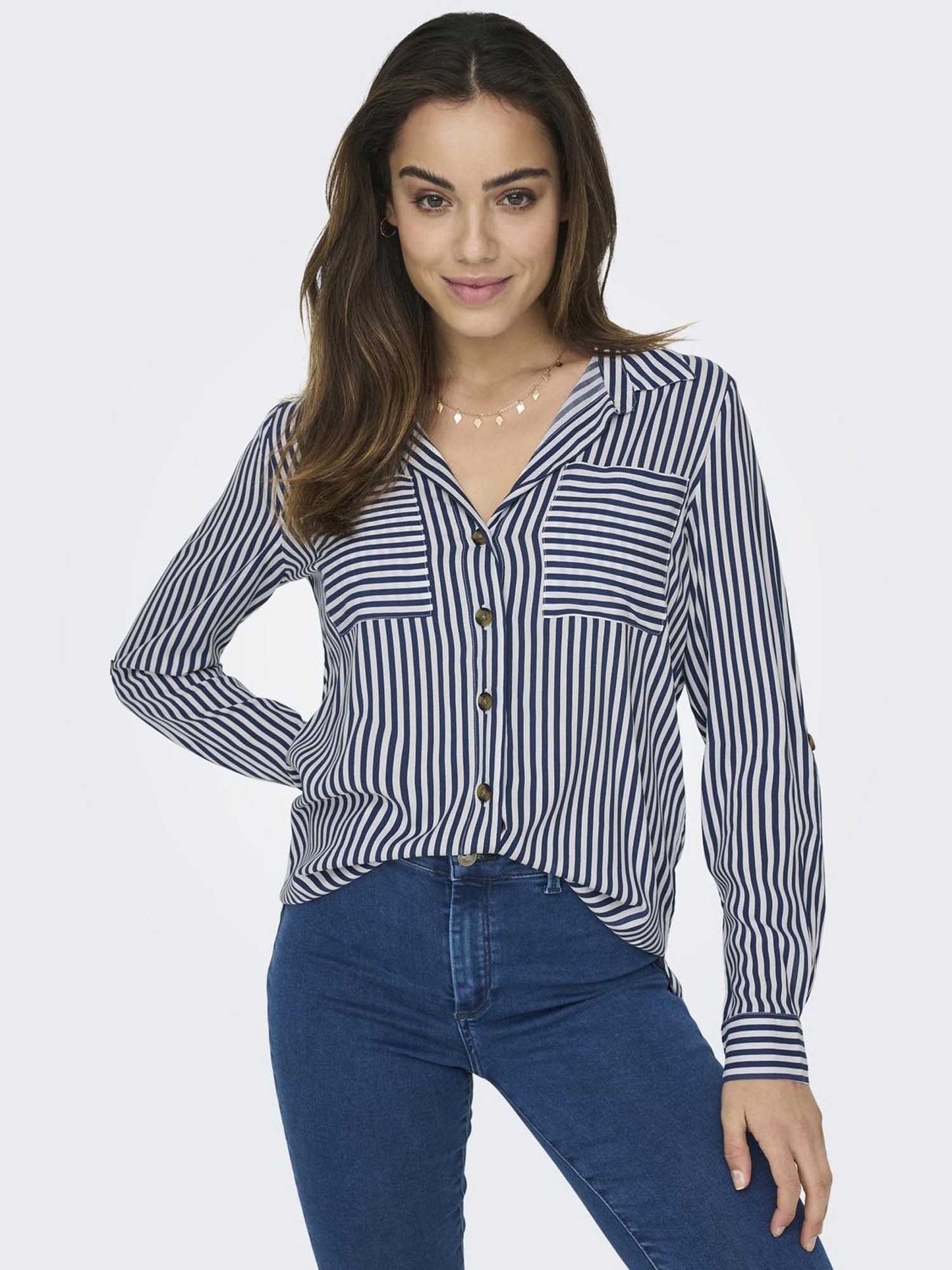 ONLY N. YASMIN - BIANCO-BLU
