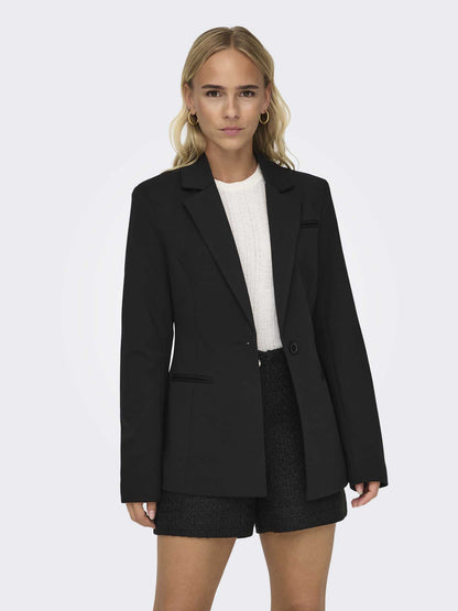 Blazer Onlpeach slim fit nero da donna elegante e versatile