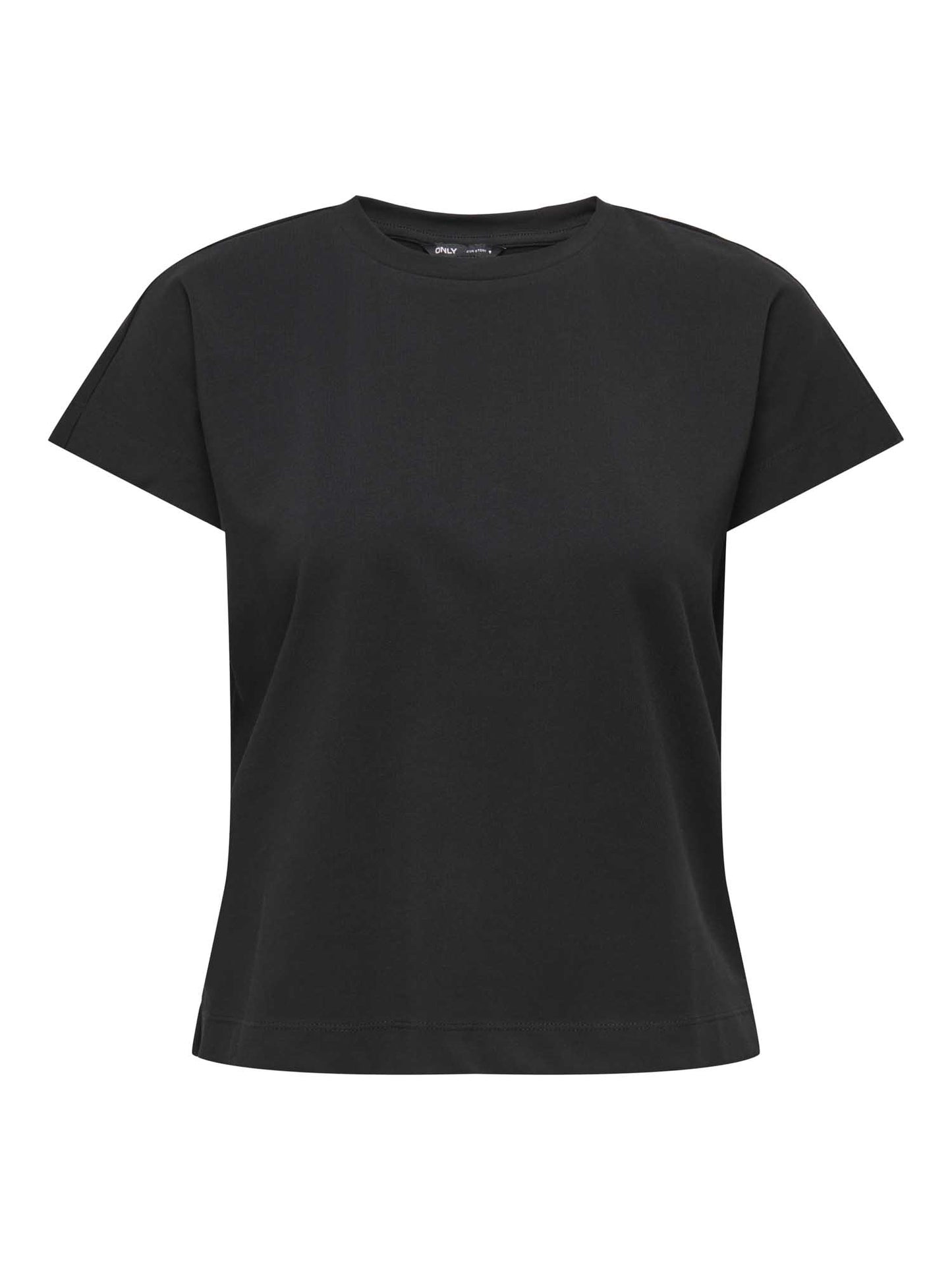 Only Erica, t-shirt maniche corte da donna nera casual