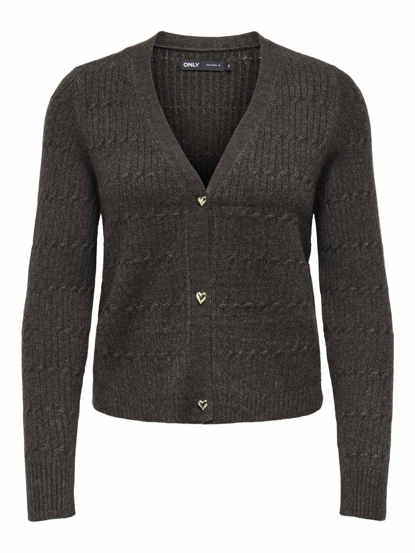 Only Katia Cardigan, maglia da donna marrone