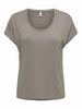 t-shirt-casual-only-da-donna-in-cotone-marrone-con-glitter