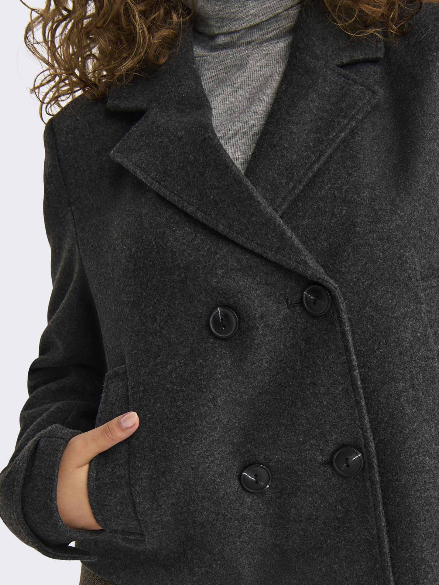 Only Freja, cappotto da donna grigio