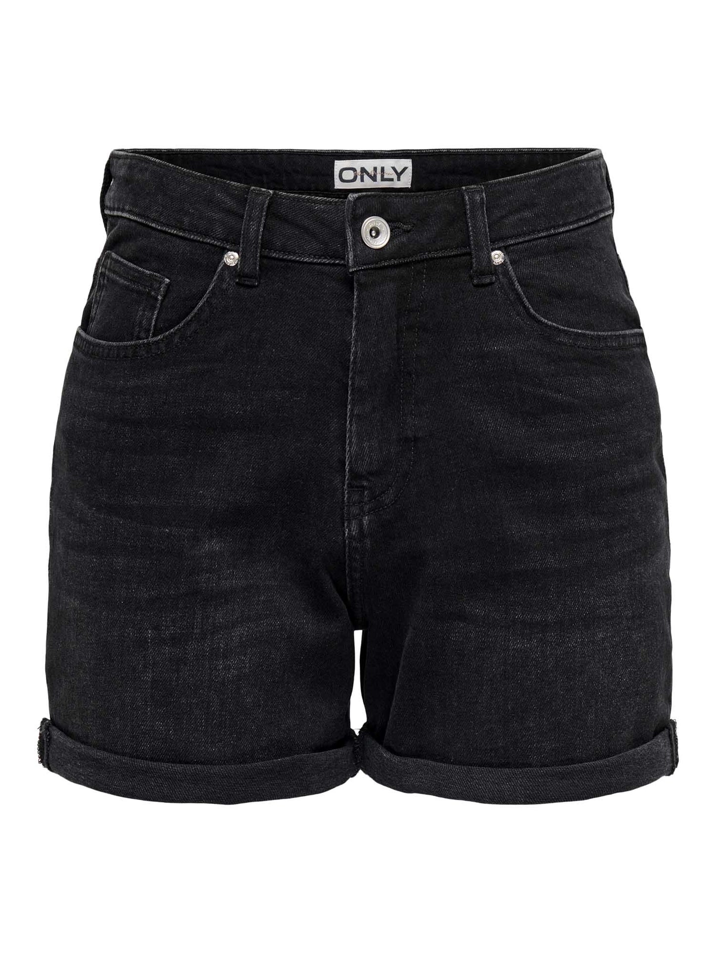 Shorts Only Josephine stretch neri da donna