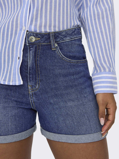 Shorts donna Only Josephine in denim per primavera estate