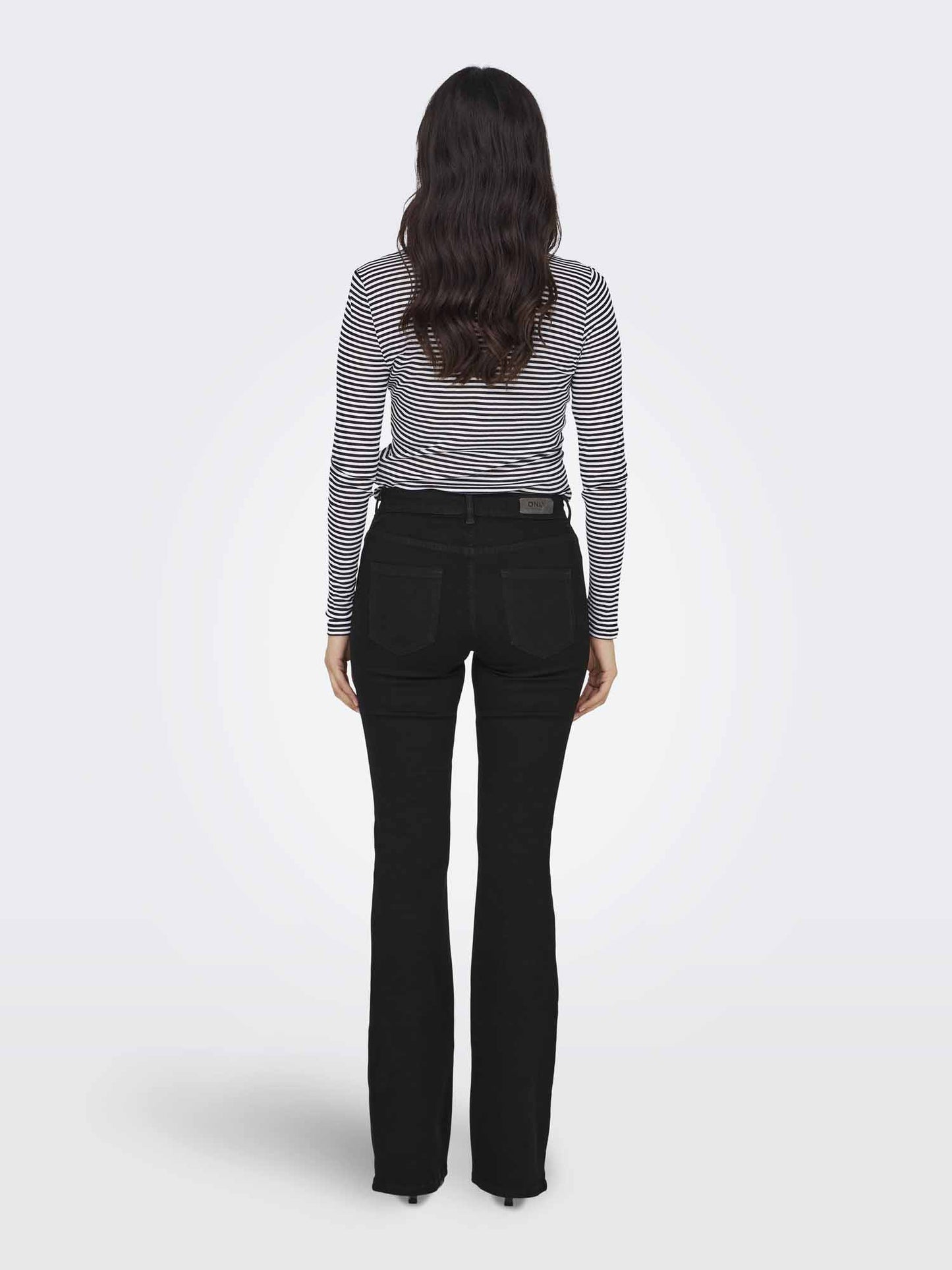 Only Blush Flared, jeans da donna neri