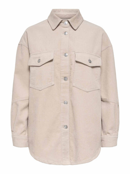 Only Onltiggy, camicia da donna beige