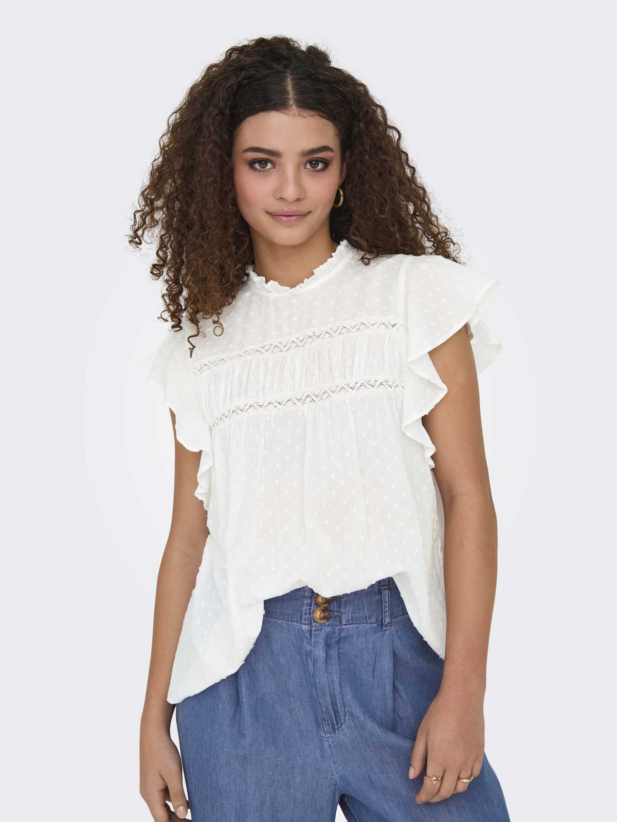 Only n. katti top da donna bianco