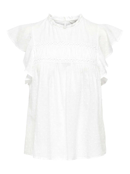 Only n. katti top da donna bianco