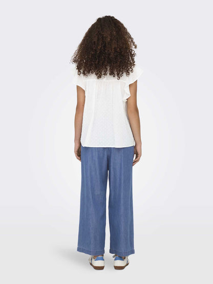Only n. katti top da donna bianco