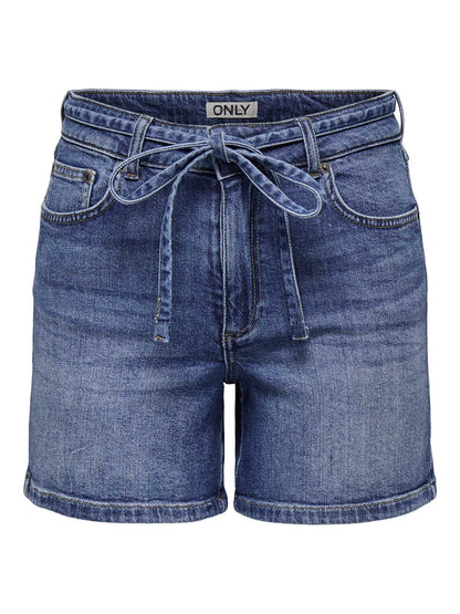 Shorts donna Only Gianna in denim blu medio