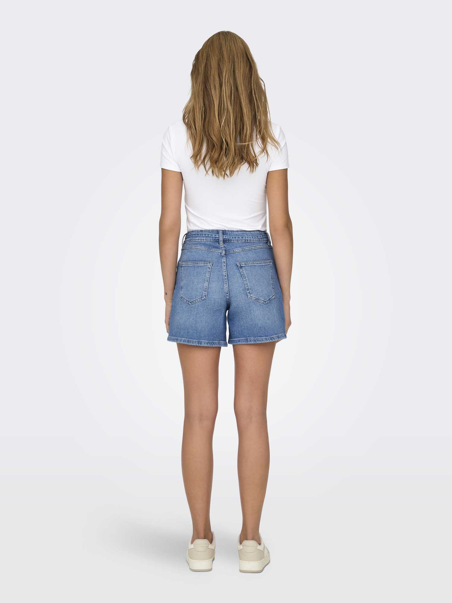 Shorts donna Only Gianna in denim blu medio