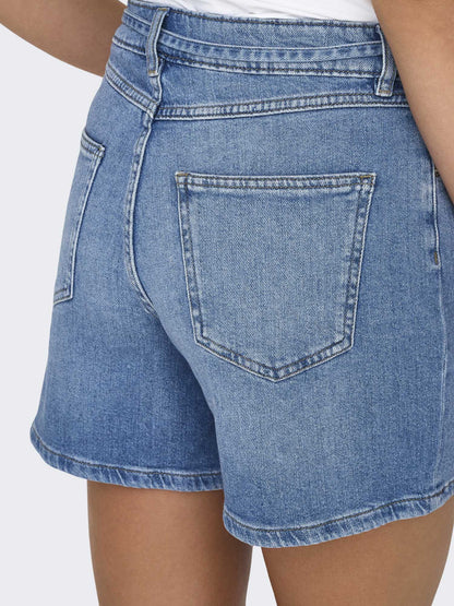 Shorts donna Only Gianna in denim blu medio