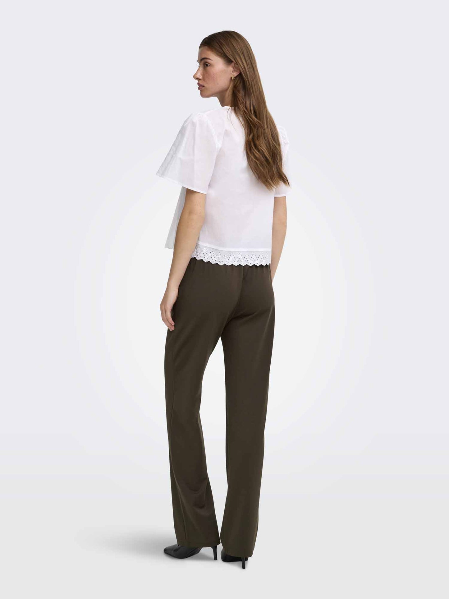 Only Poptrash Mw, pantalone da donna marrone