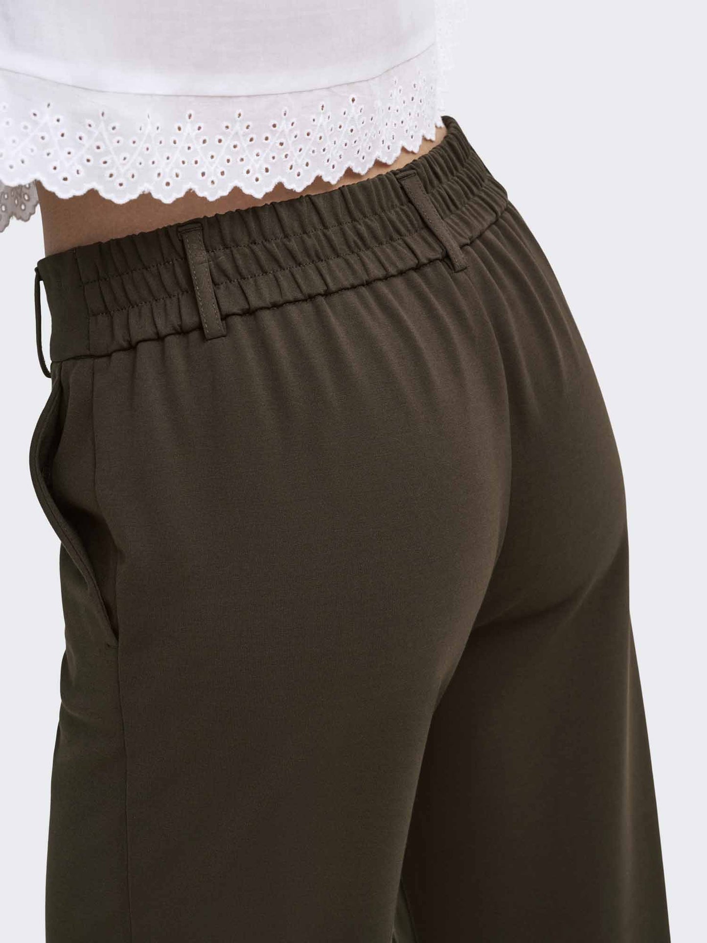 Only Poptrash Mw, pantalone da donna marrone