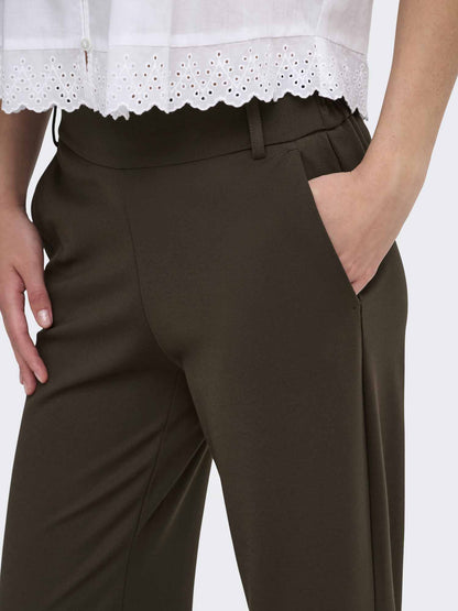Only Poptrash Mw, pantalone da donna marrone