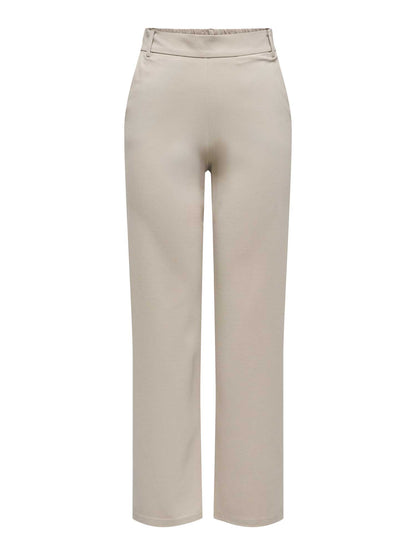 Only Poptrash, pantaloni tailored a vita media multicolore da donna