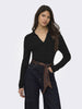 only-kaya-polo-maglia-da-donna-nera