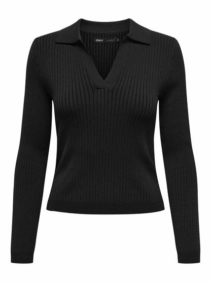 Only Kaya Polo, maglia da donna nera