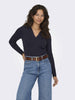 only-kaya-polo-maglia-da-donna-blu