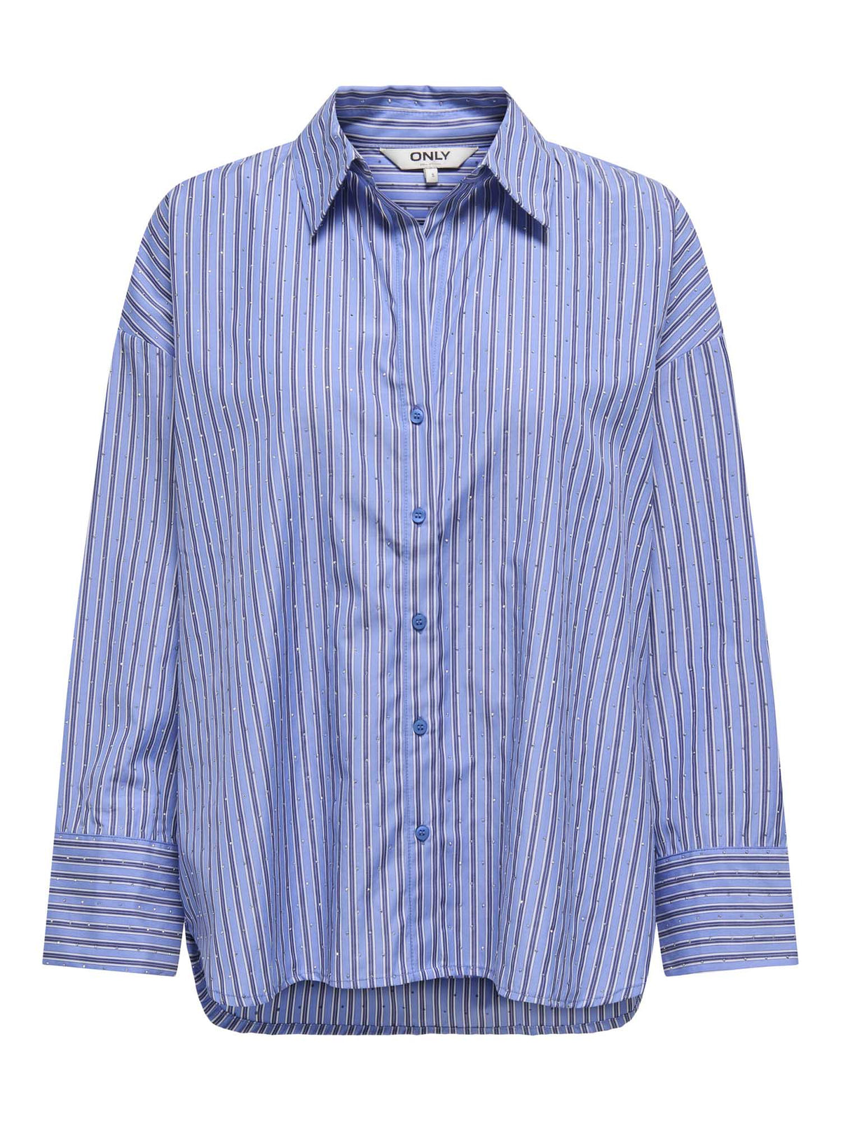 Only oregon camicia da donna azzurro