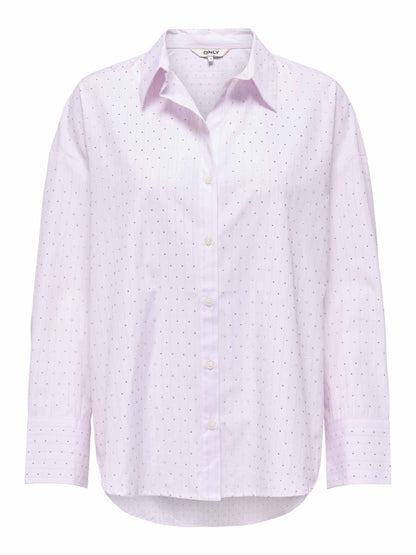 Only Onloregon Alva camicia oversize donna in rosa